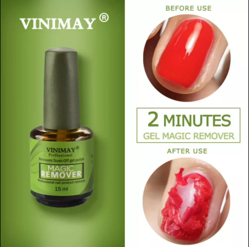 [GIÁ TỐT] Nước Phá Gel, Tháo Sơn Gel Vinimay chính hãng chuyên dụng cho dân làm móng (15ml)