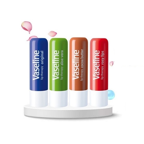 Son Dưỡng Môi Vaseline Dạng Thỏi Dưỡng Môi Mềm Mịn, Môi Hồng Xinh, Căng Mọng Vaseline Lip Therapy
