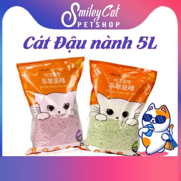 Cát đậu nành Acropet 5L - Cát vệ sinh cho mèo