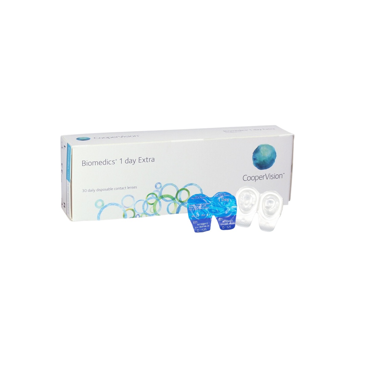  Kính áp tròng Mỹ không màu dùng 1 ngày 1 lần  dành cho cận thị CooperVision Biomedics 1 Day Extra  có đến 10 độ  