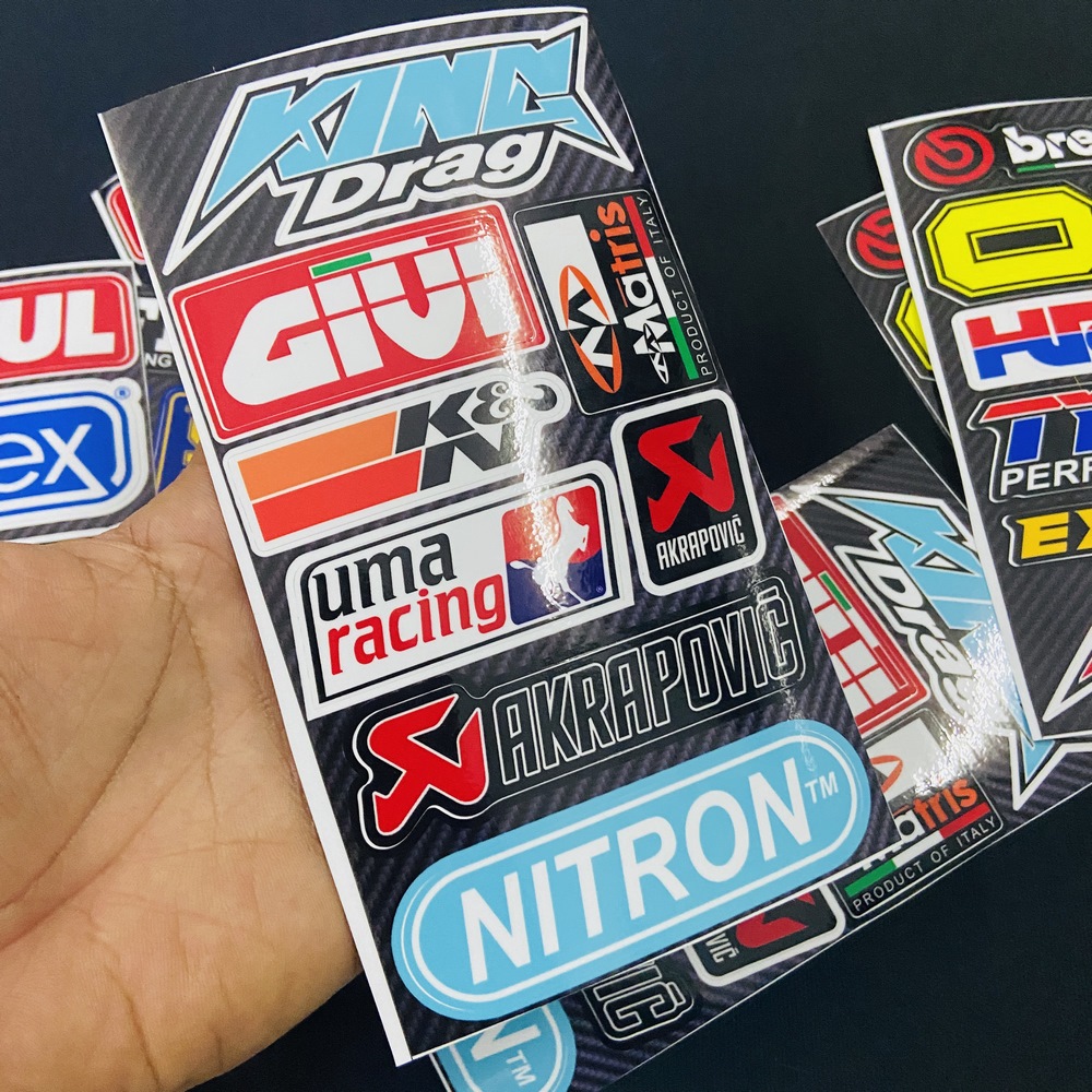 [HCM][SIÊU MỚI] TEM DÁN XE TEM TRANG TRÍ XE NHIỀU THƯƠNG HIỆU NỔI TIẾNG (KIỂU 3)