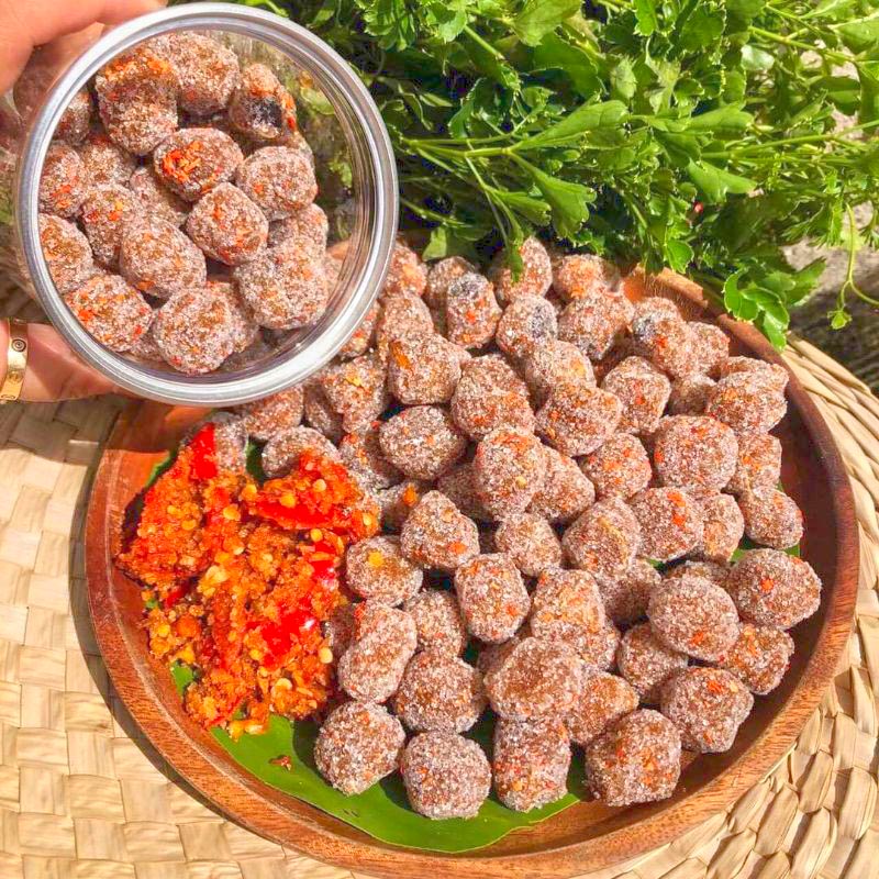Hủ 500gr me xí muội chua cay