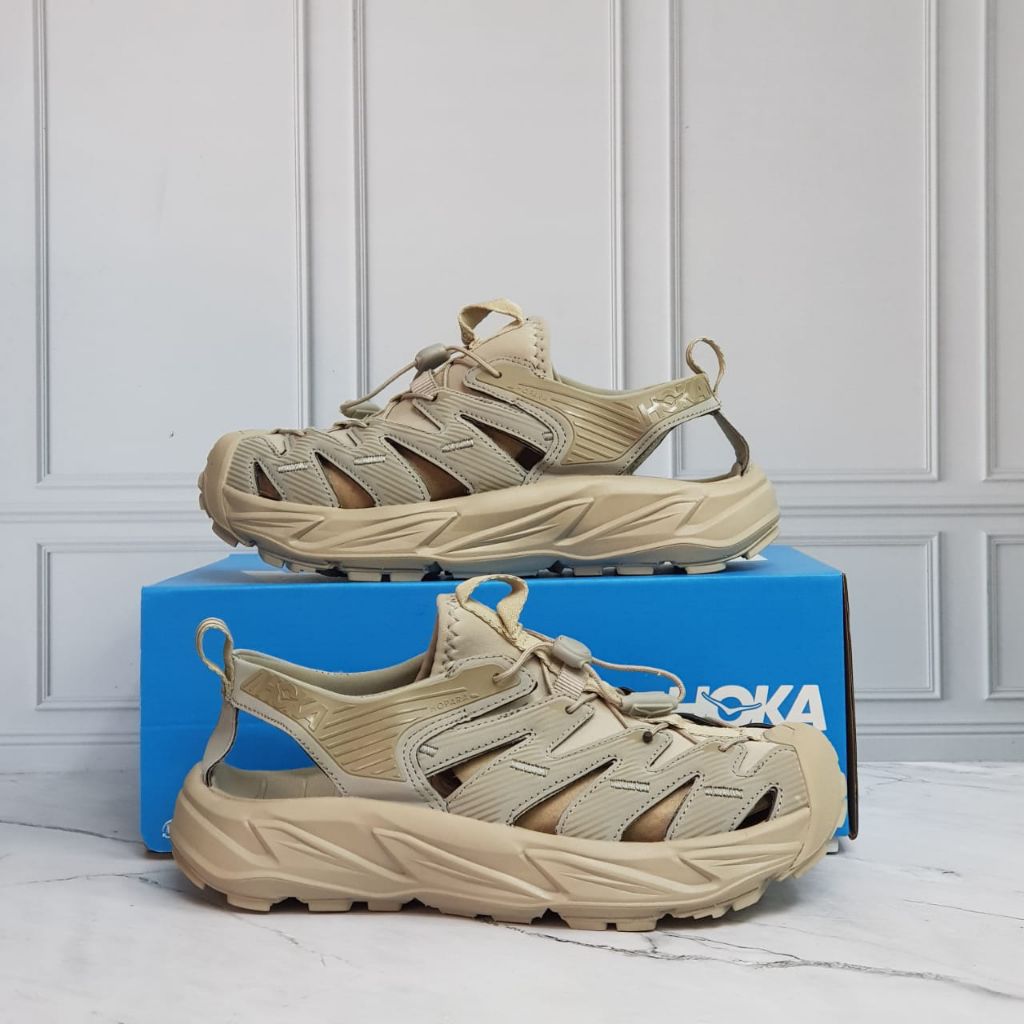 HOKA ONE Dép Unisex Hopara Oxford Yellow - Giày Thể Thao Nam Nữ Màu Vàng Thời Trang