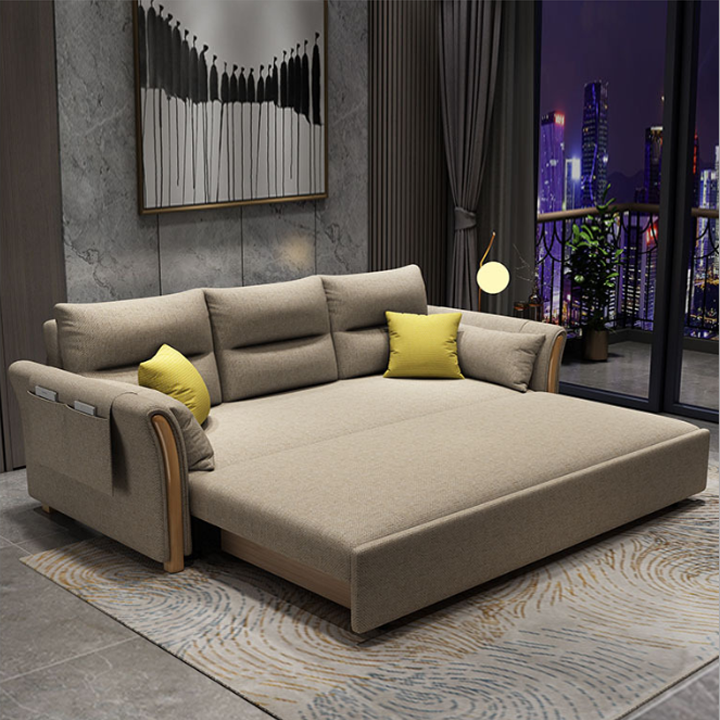 Sofa, Giường sofa thông minh, Ghế Sofa Giường Đa Năng, giường ngủ tiện ích 1m8 x 1m9 bọt biển M026-8 tặng 4 gối