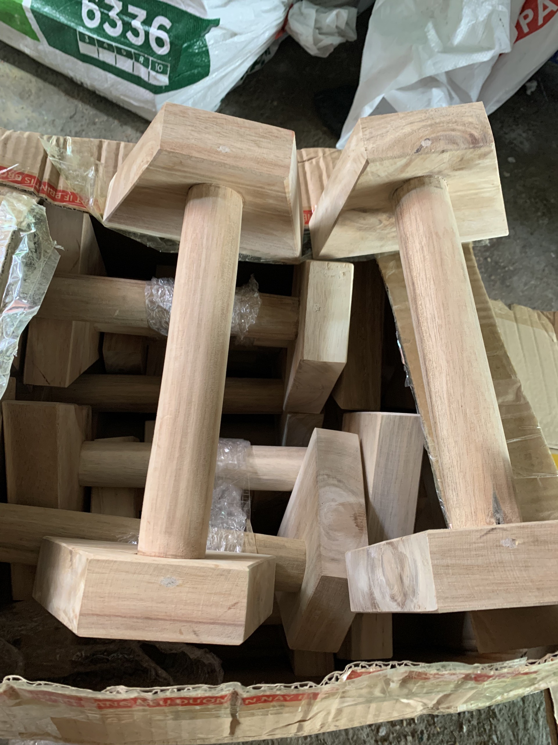 PARALLETTES-Dụng cụ chống đẩy, hít đất, chồng chuối, tập Gym, Calisthenics, Street Workout bằng gỗ nguyên khối