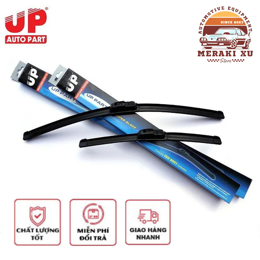 Bộ gạt mưa cho xe toyota altis, avalon, avanza, camry, corolla cross, fortuner, hiace, hilux, innova, previa, raize, rush, veloz, vios, wigo, yaris, zace. ngàm u-j, khung mềm. dễ dàng lắp đặt, sử dụng, bh 3 tháng