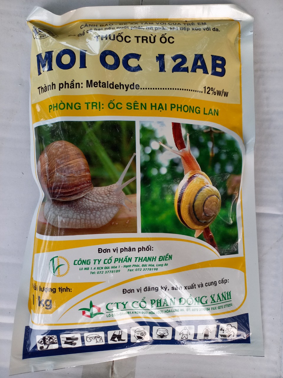 Moi oc 120ab,gói 1kg diệt mọi loại ốc như ốc sên,ốc bươu vàng...