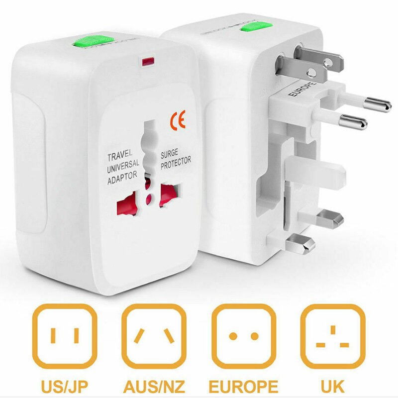 Ổ Cắm Du Lịch Đa Năng Có 2 Cổng USB - OCDL2