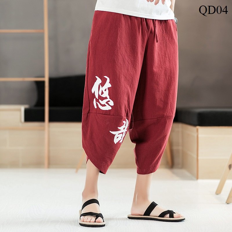 Quần phong cách Nhật Bản độc lạ, chất thô đũi, hàng loại đẹp - QD04
