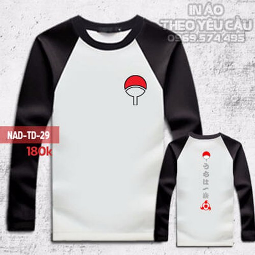 Áo Naruto , áo Uchiha Itachi và Uzumaki Naruto In Theo Yêu Cầu