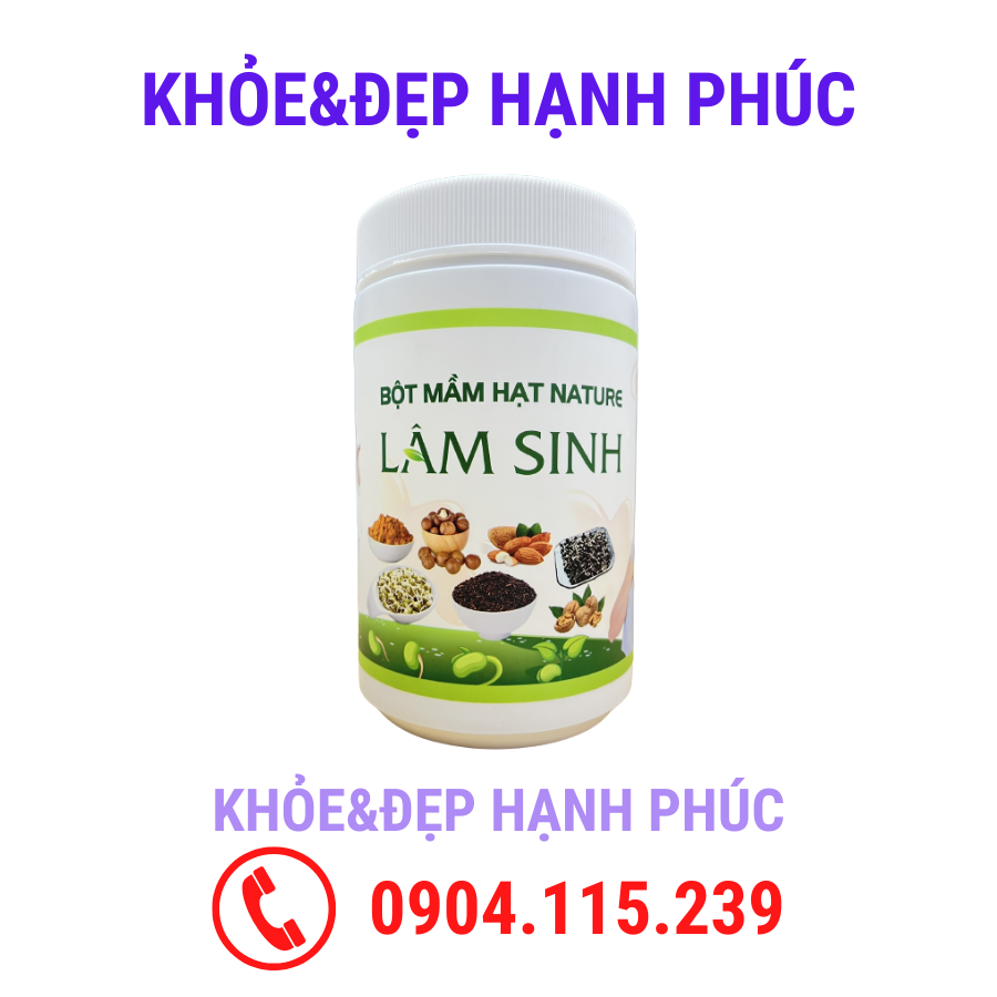 Bột mầm hạt nature lâm sinh – 450g/hộp