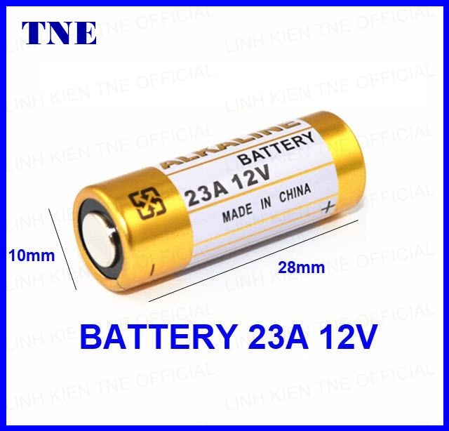 [HCM]Pin 12V 23A thường dùng thay pin cho remote cửa cuốn remote xe chuông điện