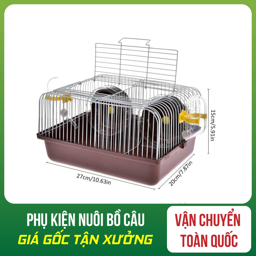 [HOÀN TIỀN 10%]LỒNG NUÔI HAMSTER NGĂN ĐÔI - LỒNG NGĂN ĐÔI - LỒNG NUÔI HAMSTER