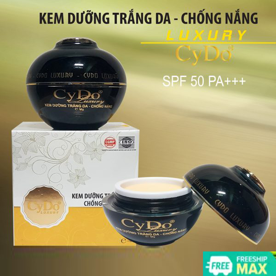 Kem Dưỡng Trắng Da Chống Nắng Cydo Luxury 16g, SPF 50 - Mỹ phẩm cao cấp 7 trong 1 - Thảo Dược Thiên Nhiên - Kem Luxury Cydo Trắng Hồng Hoàn Hảo