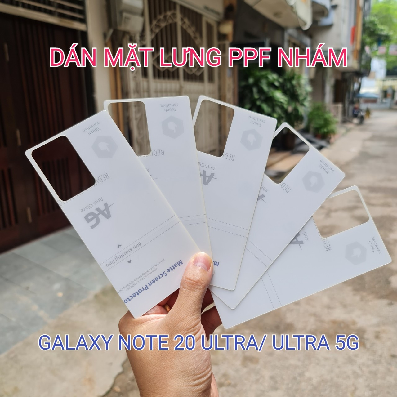 Dán mặt lưng PPF vân nhám cho Samsung Galaxy Note 20 Ultra/ Ultra 5G