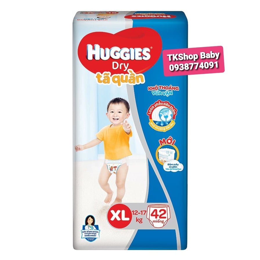 Tã quần huggies xl42