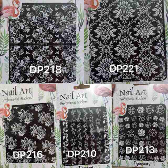 Sticker dán móng nổi 4D