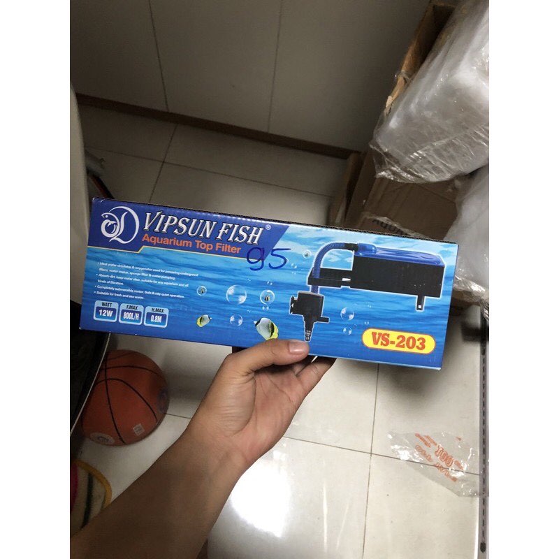 Bộ hộp lọc nước vipsun fish , lọc hồ cá , lọc giúp trong nước