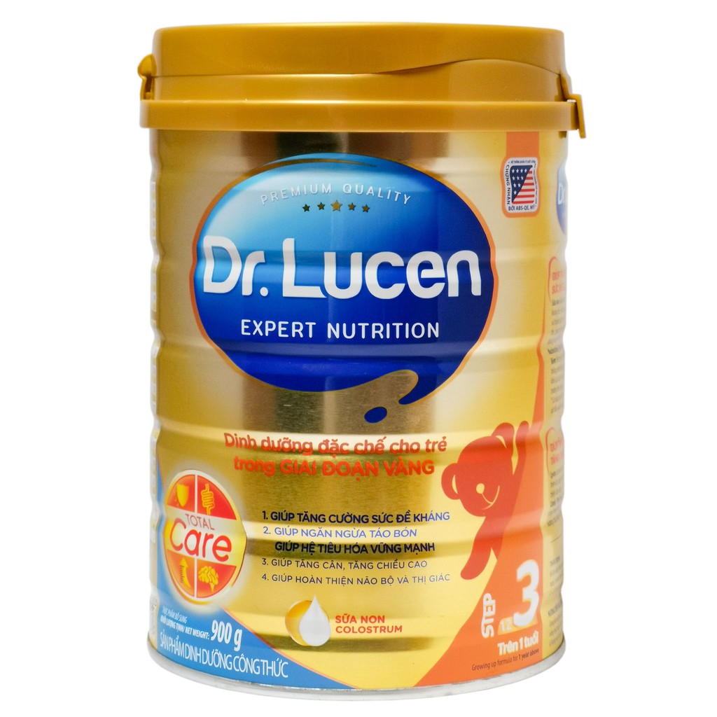 Sữa dr. lucen số 3 lon 900- nutifood mẹ & bé sữa trên 24 tháng tuổi sữa bột