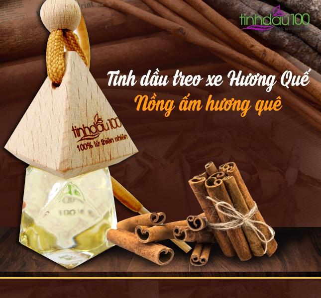Tinh dầu treo xe hương Quế- khử mùi hôi - Hơn cả sự đẳng cấp!