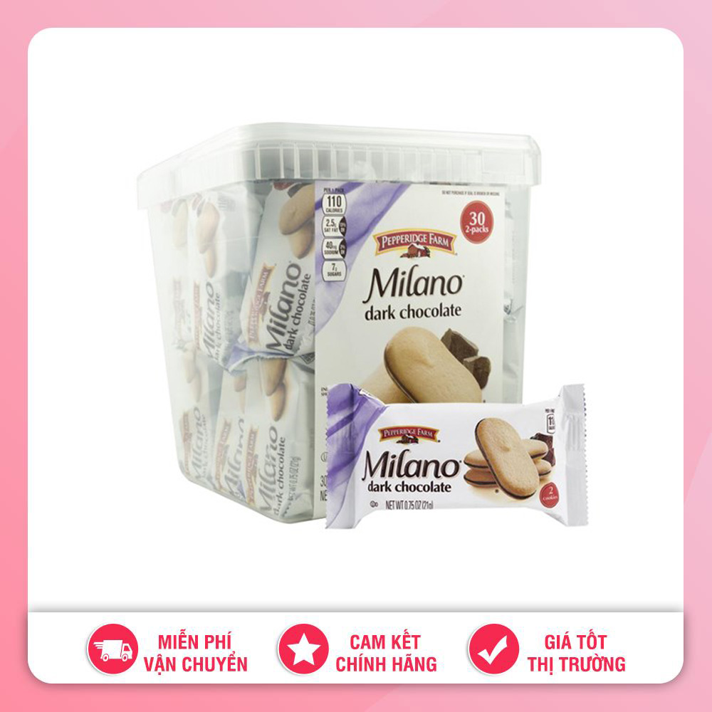 Bánh quy socola pepperige farm milano 630g mỹ - date 2.2023