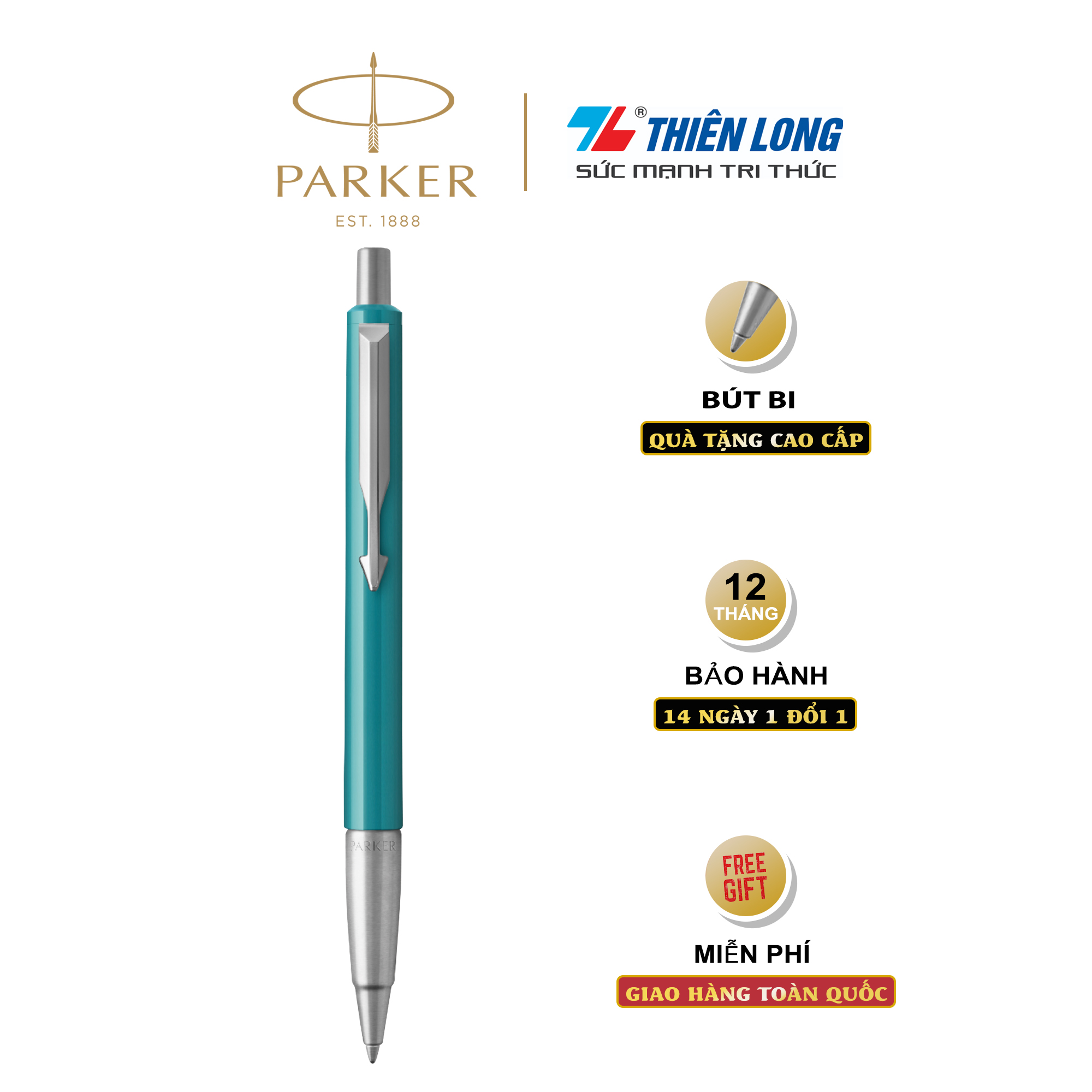 Bút bi cao cấp parker vector x-emerald tb6-2025679