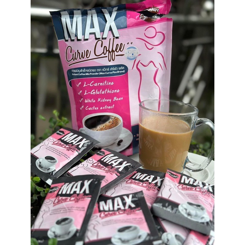 ( Chính hãng - Nguyên bịch ) Cafe Giảm Cân Hòa Tan Max Curve Coffee Thái Lan, Cà Phê Giảm Cân