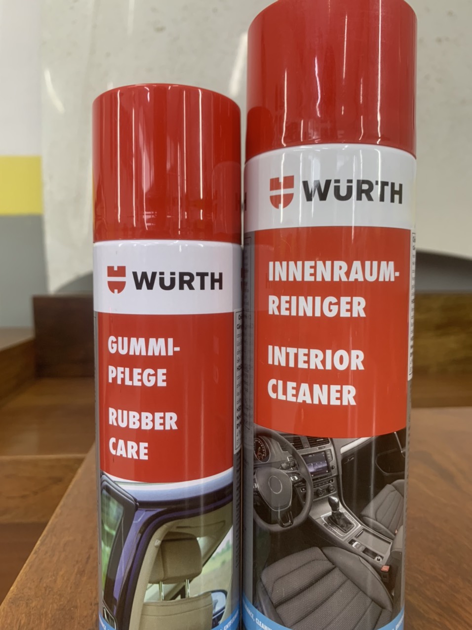 Combo vệ sinh nội thất và bảo dưỡng ron cao su wurth
