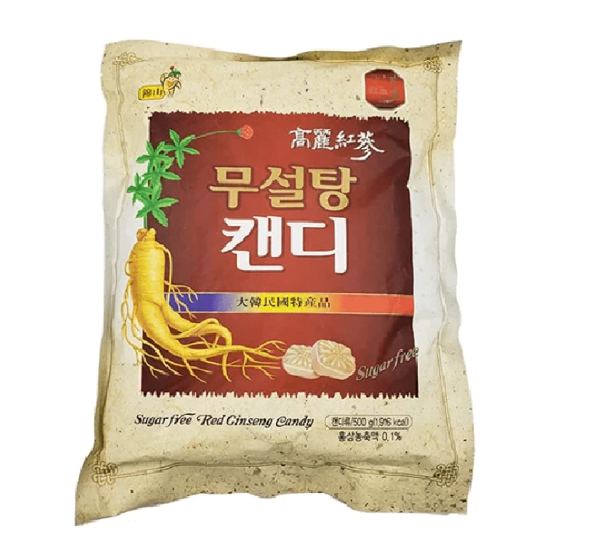 Kẹo Hồng Sâm Kiêng Đường Hàn Quốc - gói 500g