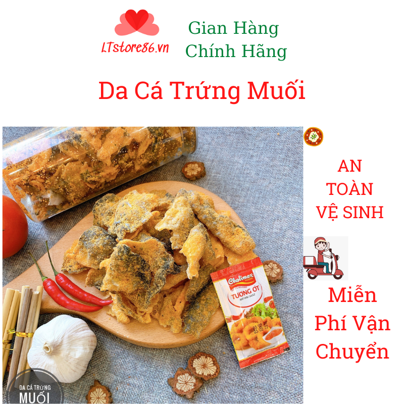 Da cá trứng muối thơm ngon giá rẻ 250g