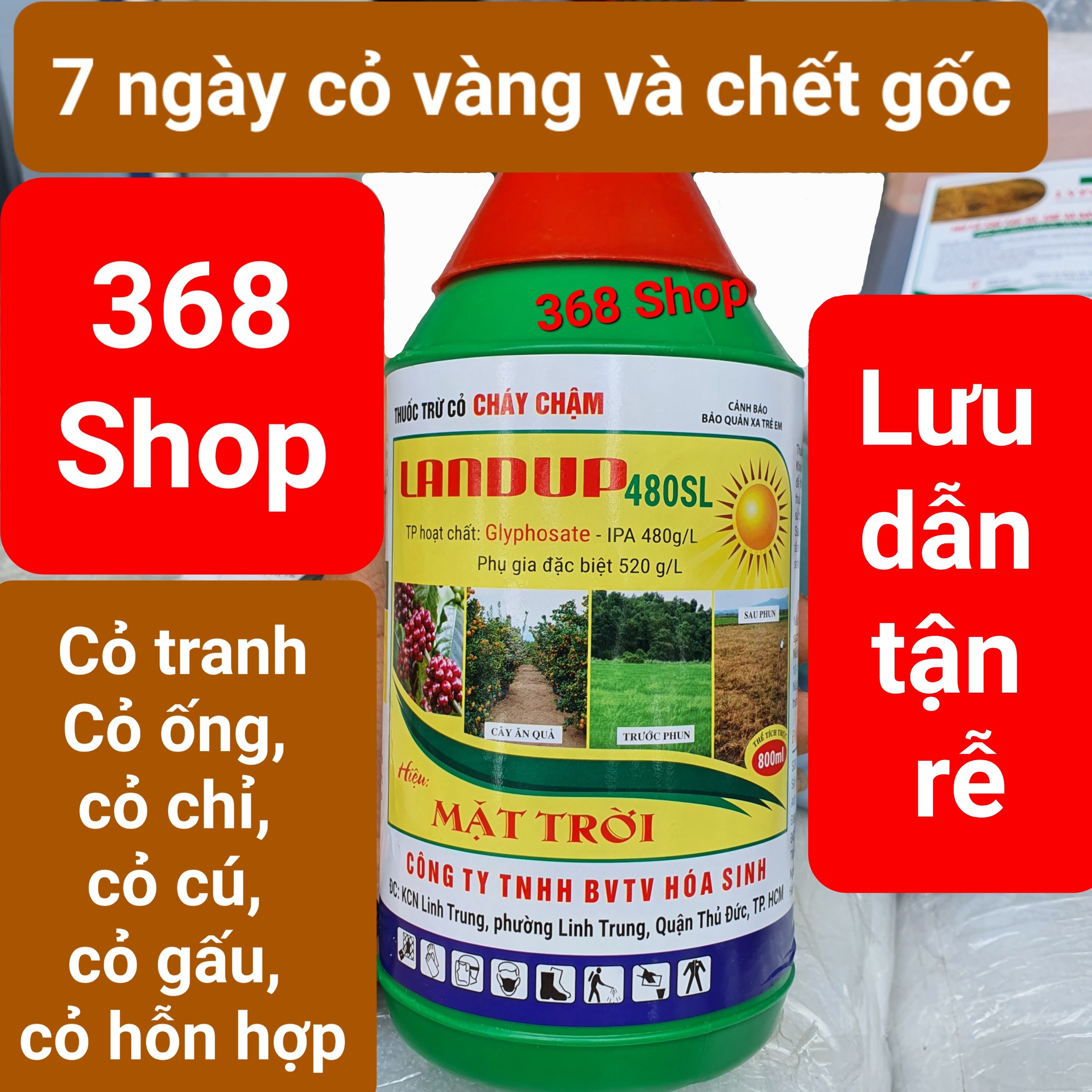 Đặt t r ị : cỏ tranh, cỏ ống, cỏ chỉ, mần trầu💎 thuốc trừ cỏ landup 480sl 💖 tương tự lyphoxim nicotex