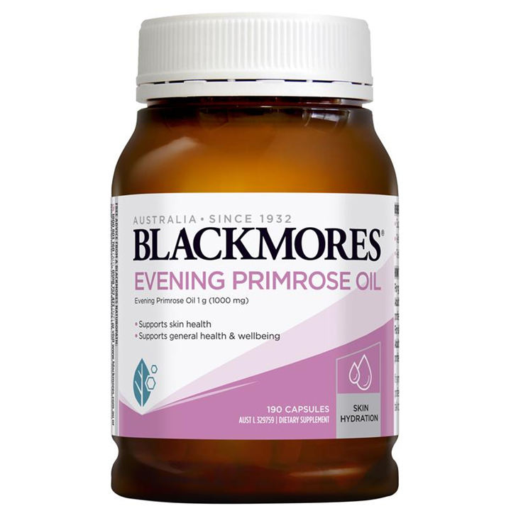 Viên uống tinh dầu hoa Anh Thảo Blackmores Evening Primrose oil 190 viên