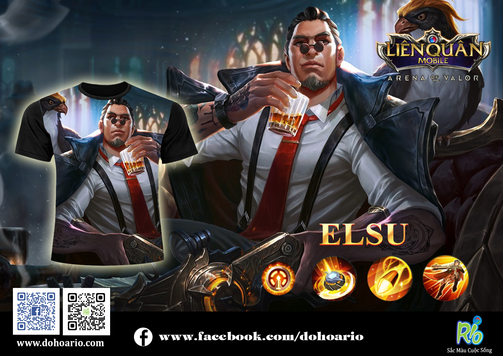 Áo thun liên quân Rio - ELSU