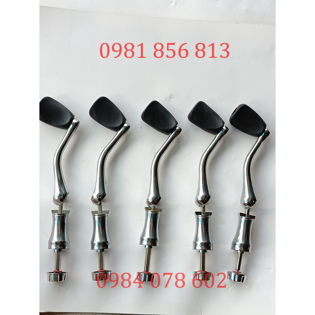 Tay quay máy câu cá - tay quay inox 6 cạnh dùng cho máy từ 4000 - 7000