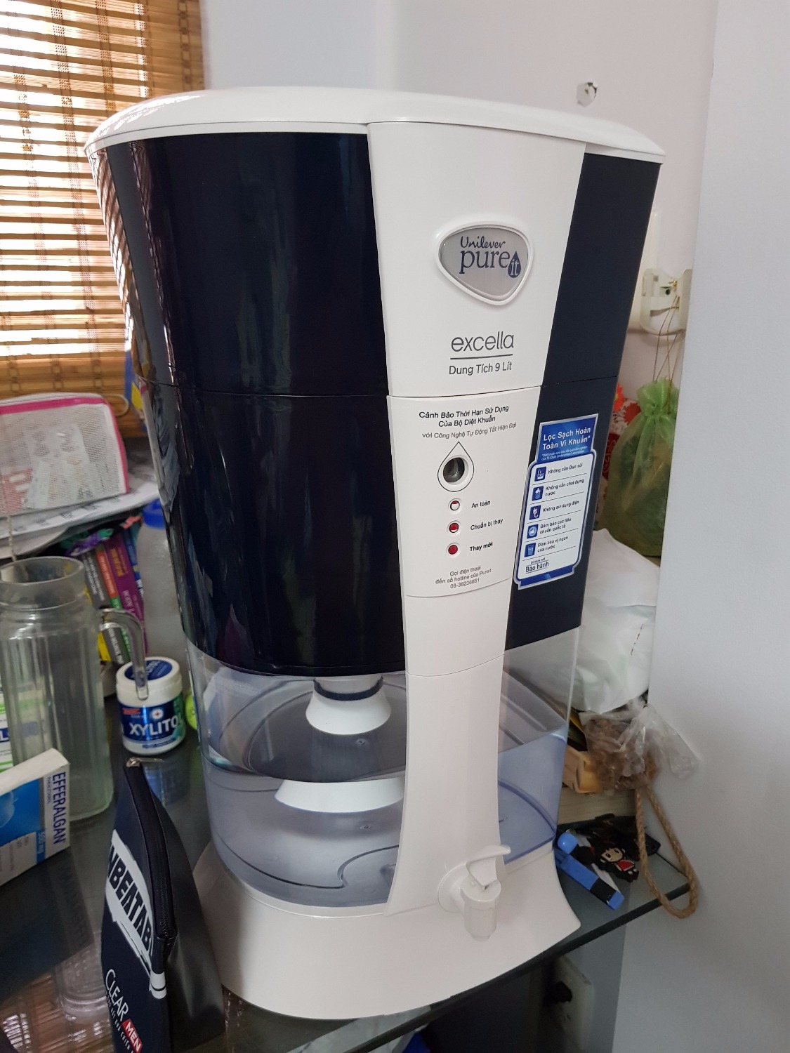 Máy lọc nước Unilever Pureit Excella 9L chất lượng tốt, giá rẻ