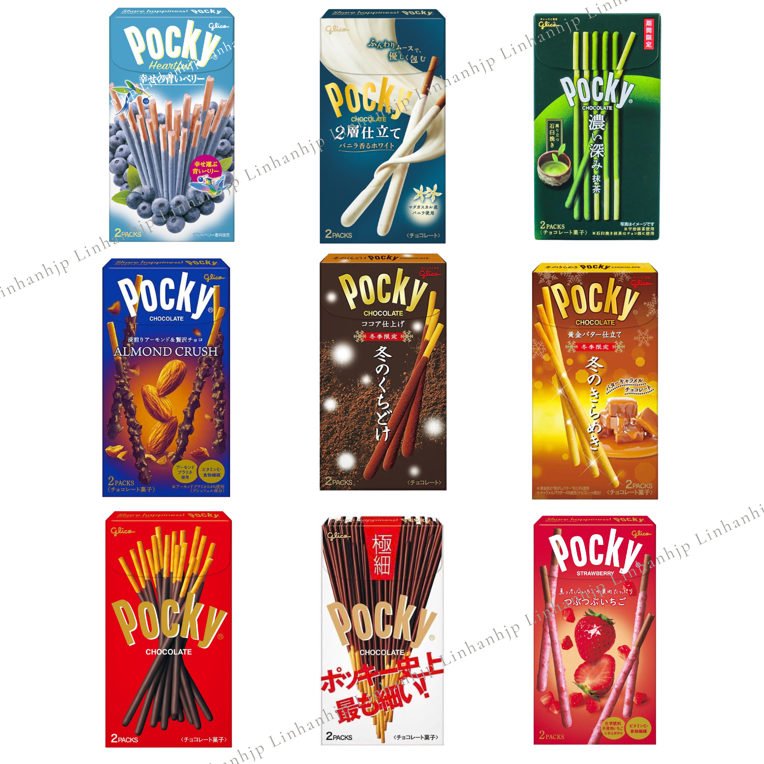 Nội địa Nhật - Hàng sẵn - Pocky Chocolate cơ bản nhiều vị