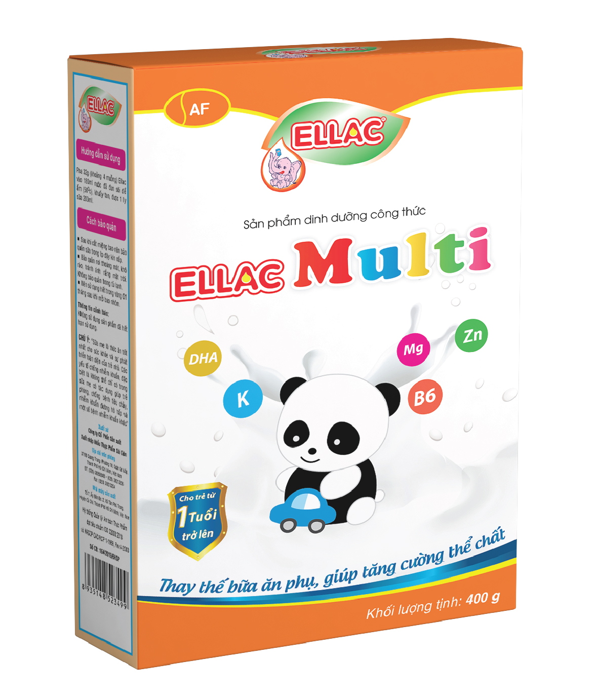Sữa bột dinh dưỡng ellac multi