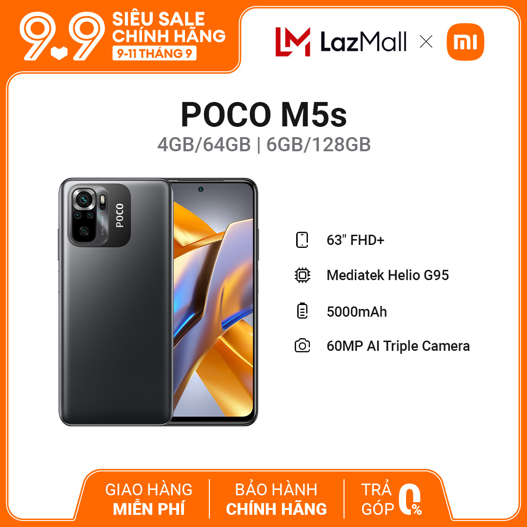 Điện thoại POCO M5s hàng chính hãng