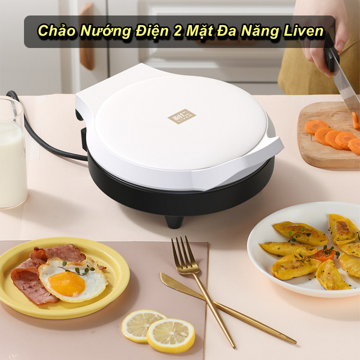 [HCM] - Chảo Điện Đa Năng Liven LR-J2301A – Lựa Chọn Hoàn Hảo Cho Gia Đình 1-3 Người - OnlineMall