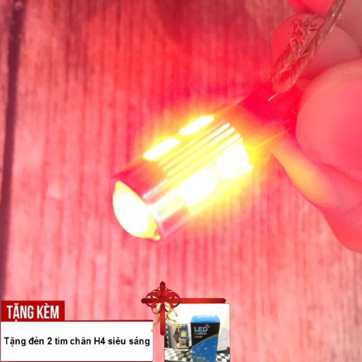 [SIÊU KHUYẾN MẠI] Mua 1 mà được 2, khi mua bộ 2 đèn xi nhan 10 LED nhỏ bạn Tặng  ngay chiếc đèn LED 7 mầu siêu đẹp(màu đỏ) A229-HDUG