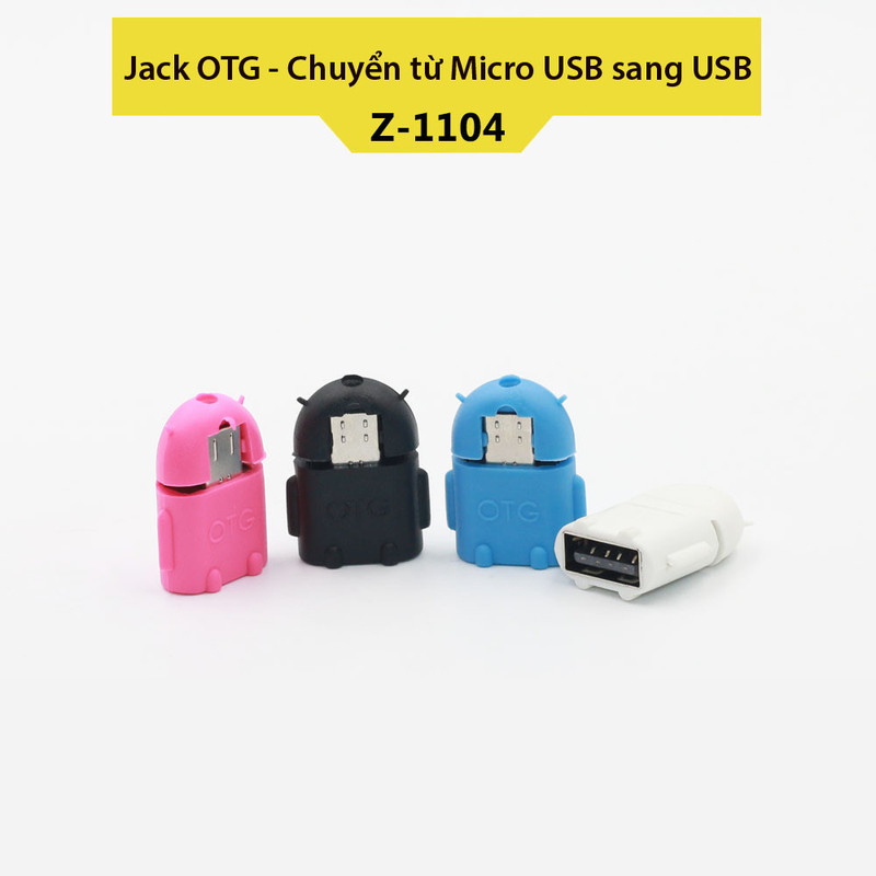 Jack otg hình android – chuyển từ micro usb sang cổng usb