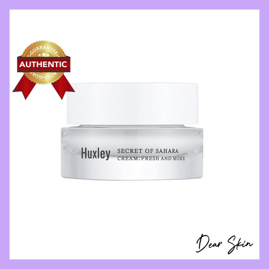 Kem Dưỡng Ẩm Huxley Cream Fresh And More 7ml Sáng Da Dạng Gel (Mini size)