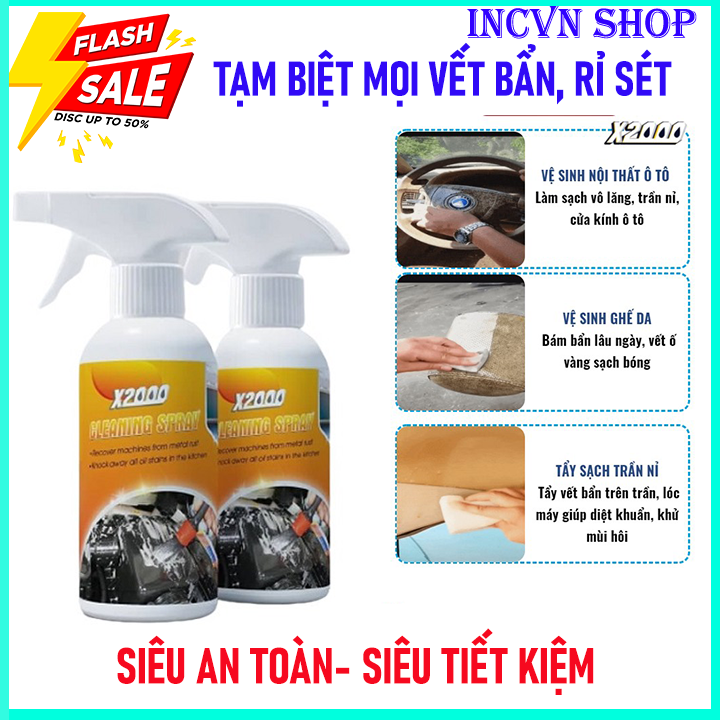 [Miễn Ship] Dung dịch tẩy rửa bồn cầu, lóc máy, nhà tắm, nhà bếp,xoong nồi, bếp ga, tẩy nhanh chóng các vết bẩn cứng đầu, bình xịt rửa trôi mọi vết bẩn, chất rửa rỉ sét kim loại- Tẩy Mọi Góc Cạnh