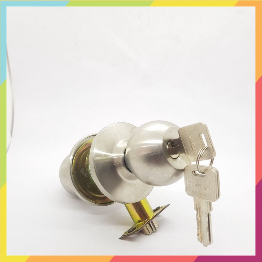 ♕☬❧  Khóa nắm tròn cửa phòng Zani 9500 phù hợp với mọi chất liệu cửa