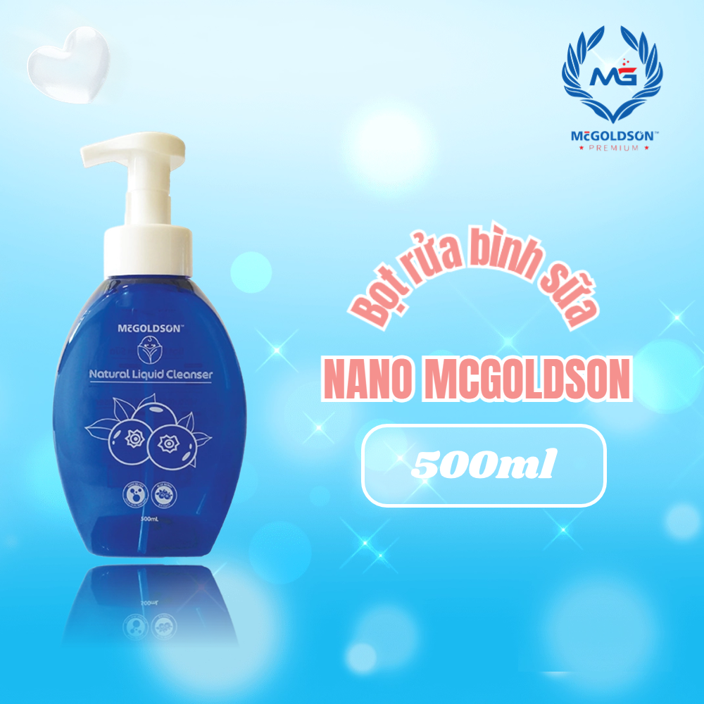 Bọt rửa bình sữa nano mcgoldson