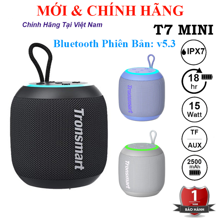 Loa Bluetooth Chống nước Ghép đôi được Tronsmart Element T6 Mini, T7 mini, Trip