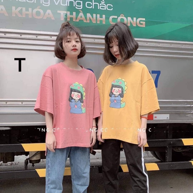 Áo phông em bé mũ khủng long dtr0220
