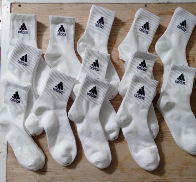 Tất thể thao adidas hàng tự chụp