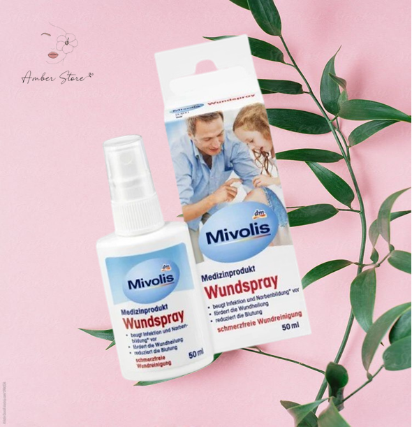 – xịt cầm máu và khử trùng vết thương mivolis – 50ml