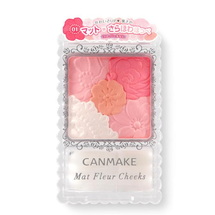 Phấn má canmake mat fleur cheeks no.01 - 4g